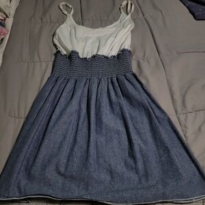 Ocean Drive Blue/White  dress Large